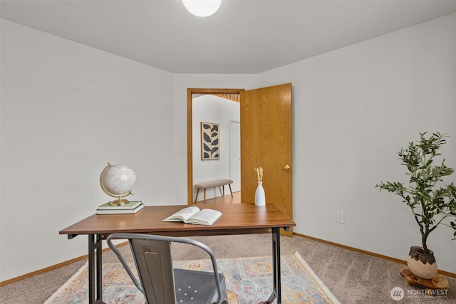 1802 Zephyr Ln NW, Silverdale, WA 98383 - carpeted office space with baseboards