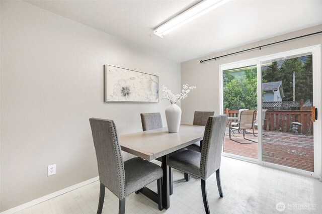 650 Elwell Ave, Darrington, WA 98241 - dining space with light flooring