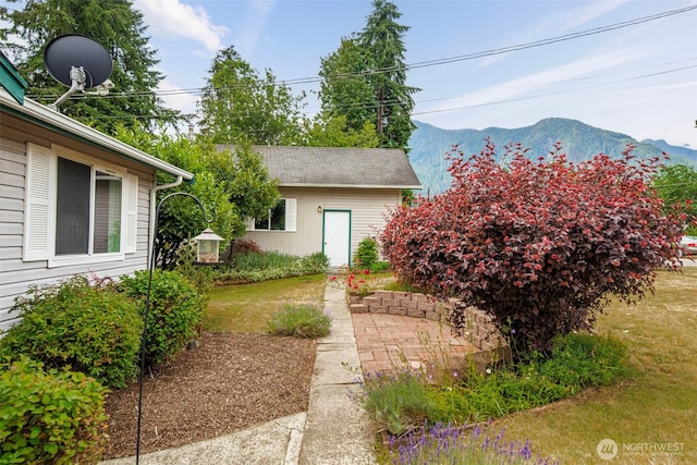 650 Elwell Ave, Darrington, WA 98241 - view of grassy yard with a mountain view