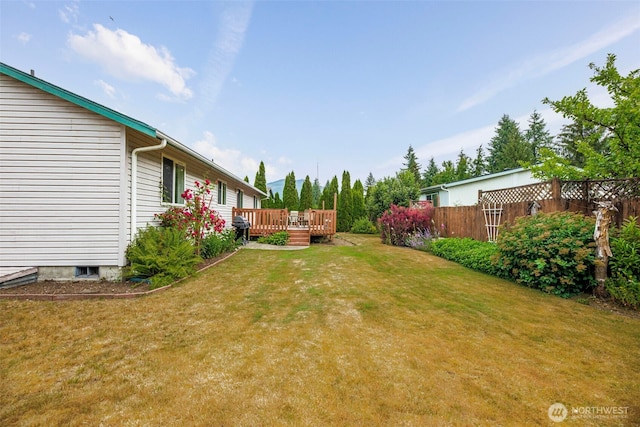 650 Elwell Ave, Darrington, WA 98241 - view of yard featuring a deck
