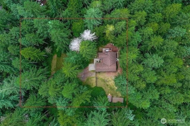 43920 SE 170th St, North Bend, WA 98045 - aerial overview of property's location with property boundaries highlighted