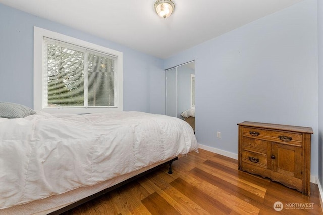 43920 SE 170th St, North Bend, WA 98045 - bedroom featuring wood finished floors and a closet