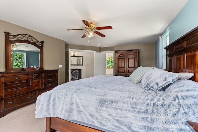 30630 24th Ave S, Roy, WA 98580 - bedroom with light colored carpet and ceiling fan