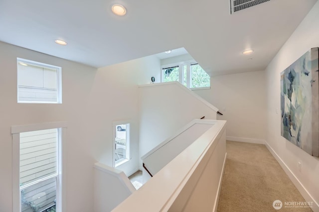 9064 177th Pl NE, Redmond, WA 98052 - staircase with carpet and recessed lighting