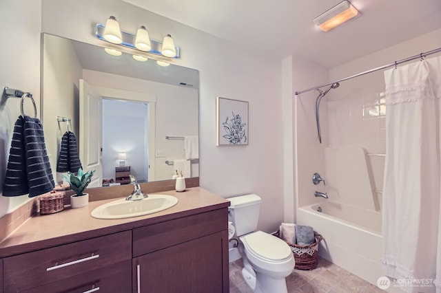 9064 177th Pl NE, Redmond, WA 98052 - full bathroom featuring vanity and shower / tub combo with curtain