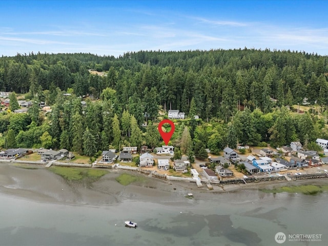 3704 Bells Ln, Langley, WA 98260 - aerial view of property's location featuring a heavily wooded area