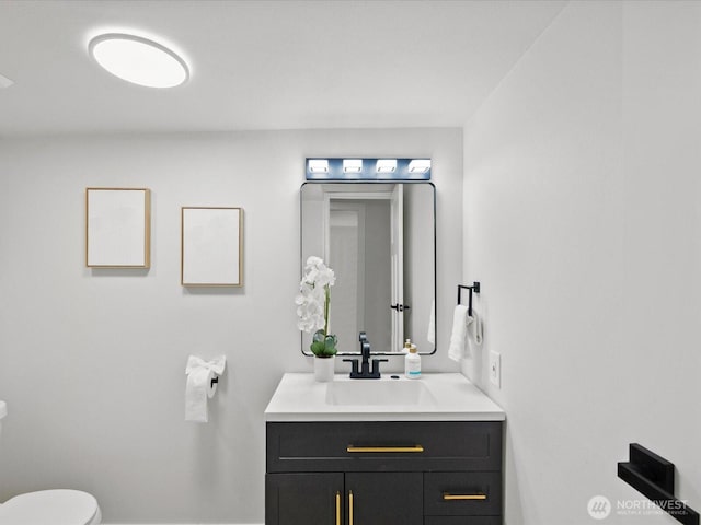 3704 Bells Ln, Langley, WA 98260 - bathroom featuring vanity and toilet