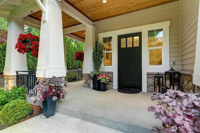 1709 223rd Ave SE, Sammamish, WA 98075 - entrance to property featuring a porch and stone siding