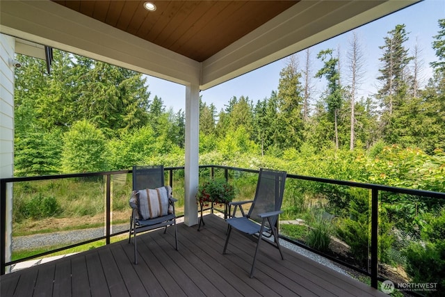 9051 Sea Mist Ln, Blaine, WA 98230 - view of wooden terrace