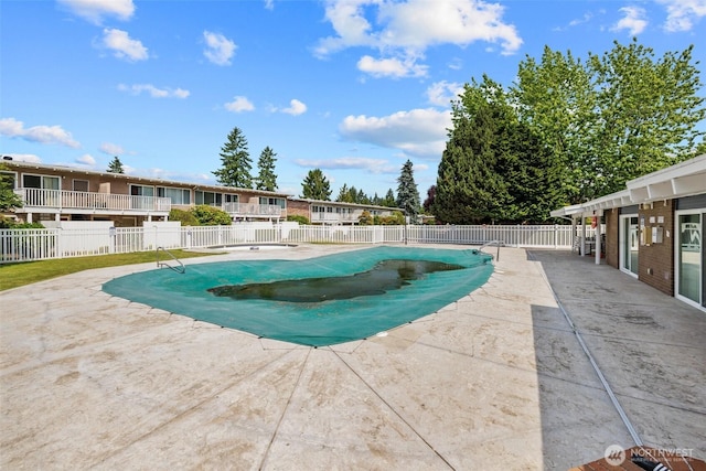 12240 SE 60th St Unit 41, Bellevue, WA 98006 - view of pool featuring a patio area