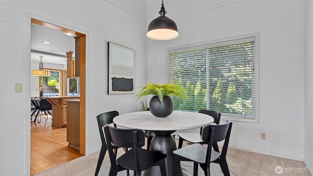12607 SE 255th Pl, Kent, WA 98030 - carpeted dining area with baseboards