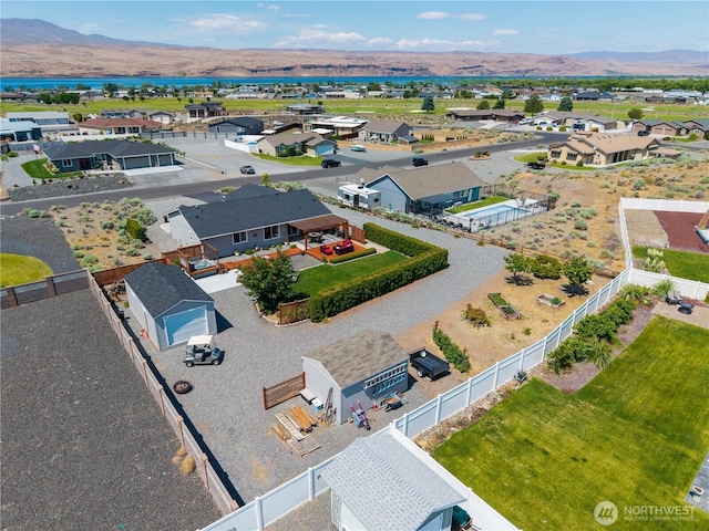 409 Davidson Blvd SW, Mattawa, WA 99349 - aerial perspective of suburban area with mountains