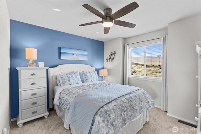 409 Davidson Blvd SW, Mattawa, WA 99349 - bedroom featuring light carpet and a ceiling fan