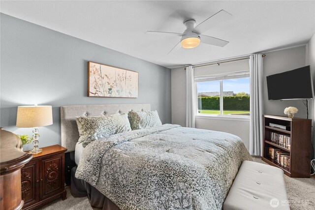 409 Davidson Blvd SW, Mattawa, WA 99349 - bedroom with carpet and a ceiling fan
