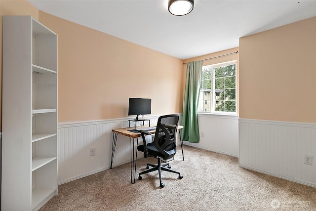 1810 S Tyler St, Tacoma, WA 98405 - carpeted office space featuring a wainscoted wall