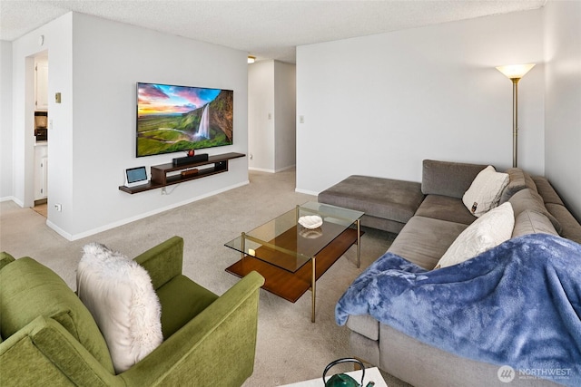 2201 3rd Ave Unit 1404, Seattle, WA 98121 - living room with carpet floors and baseboards
