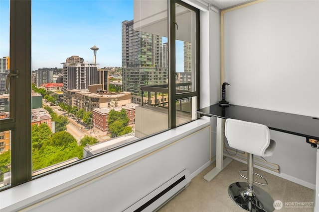 2201 3rd Ave Unit 1404, Seattle, WA 98121 - home office featuring a view of city