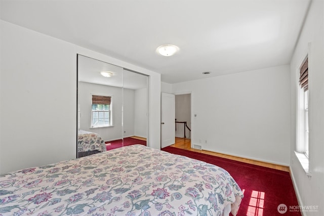 444 Washington St, Walla Walla, WA 99362 - carpeted bedroom with a closet and baseboards