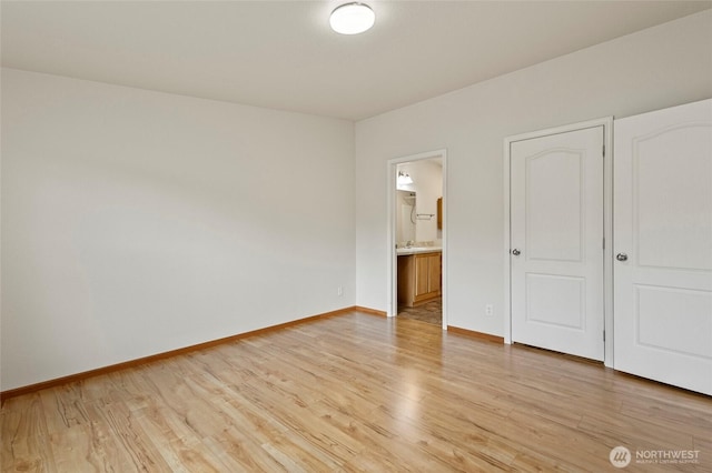 886 Carriage Ct, Sedro Woolley, WA 98284 - unfurnished bedroom featuring light wood finished floors and ensuite bath