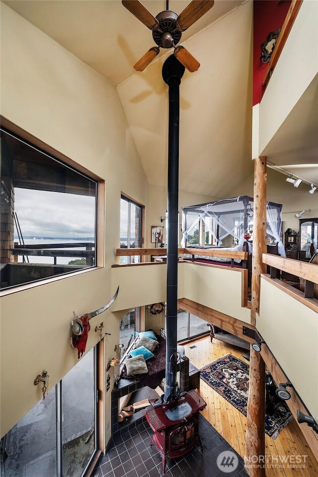 4722 53rd Ave SW, Seattle, WA 98116 - detailed view of ceiling fan and wood finished floors