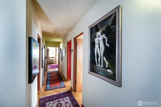 4722 53rd Ave SW, Seattle, WA 98116 - corridor with light wood-style flooring