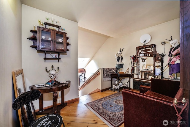 4722 53rd Ave SW, Seattle, WA 98116 - living room with wood-type flooring and baseboards
