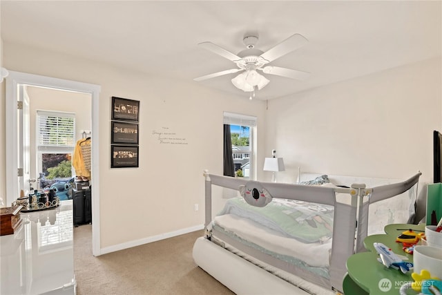 33908 12th Pl SW, Federal Way, WA 98023 - carpeted bedroom with multiple windows and ceiling fan