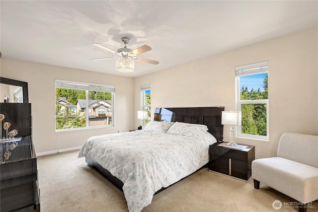33908 12th Pl SW, Federal Way, WA 98023 - bedroom featuring carpet flooring and ceiling fan