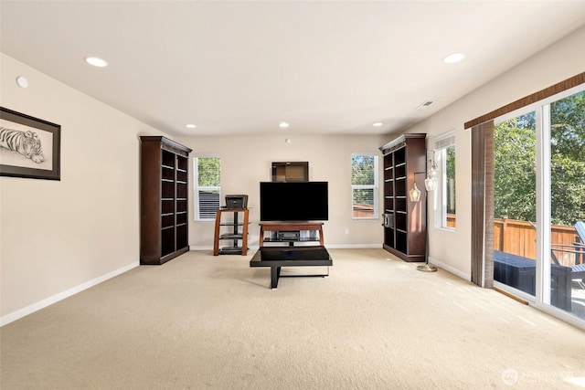 33908 12th Pl SW, Federal Way, WA 98023 - living area with light colored carpet and recessed lighting