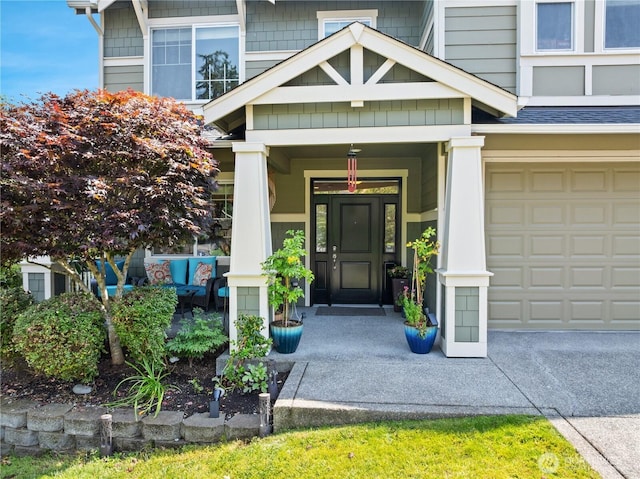 33908 12th Pl SW, Federal Way, WA 98023 - doorway to property with a porch and an attached garage