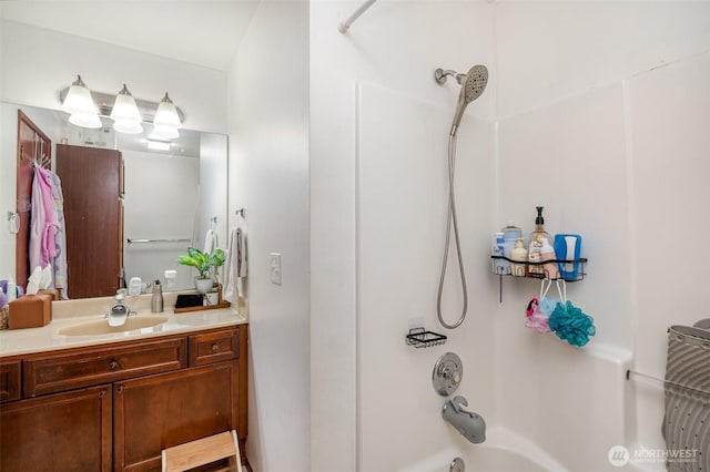 5310 SW College St, Seattle, WA 98116 - bathroom with shower / washtub combination and vanity