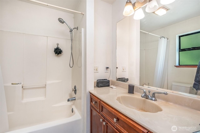 5310 SW College St, Seattle, WA 98116 - bathroom with vanity and shower / bath combo