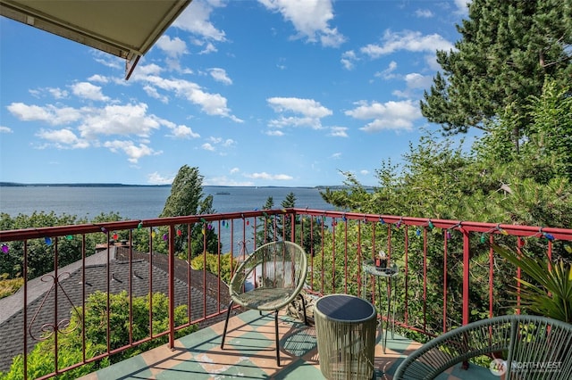 5310 SW College St, Seattle, WA 98116 - balcony with a water view