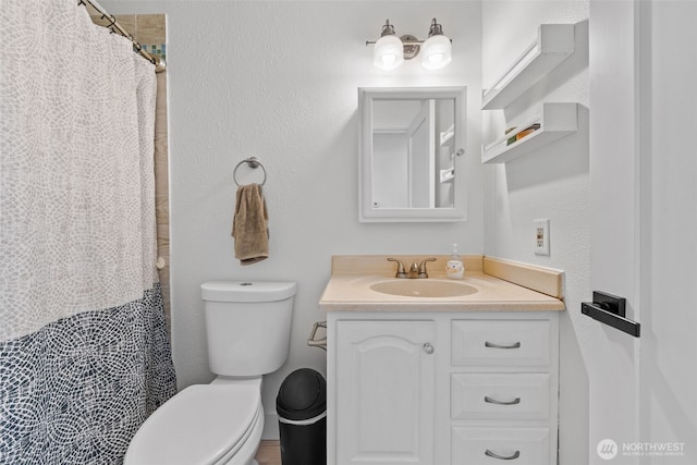 13402 60th Dr SE, Everett, WA 98208 - full bathroom with vanity and a shower with shower curtain