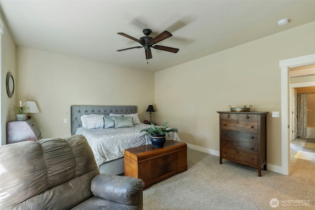 2322 Rice Rd, Chehalis, WA 98532 - bedroom featuring carpet and a ceiling fan