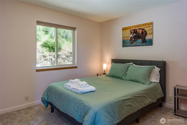 227 Bromley Dr, Orcas Island, WA 98245 - carpeted bedroom featuring baseboards