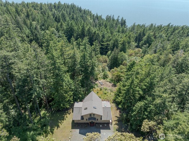 227 Bromley Dr, Orcas Island, WA 98245 - view of property location with a heavily wooded area