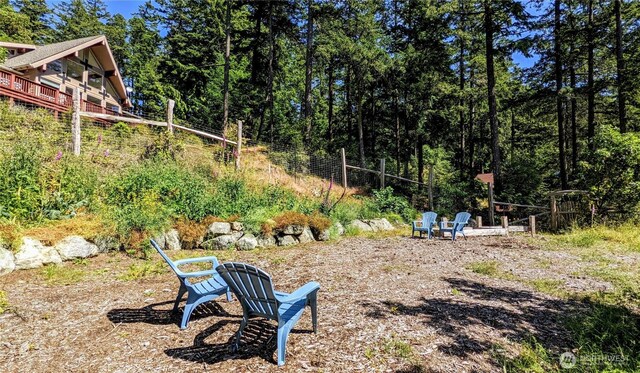 227 Bromley Dr, Orcas Island, WA 98245 - view of yard