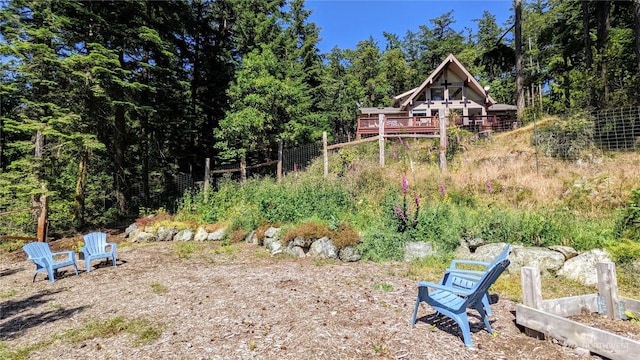 227 Bromley Dr, Orcas Island, WA 98245 - view of yard