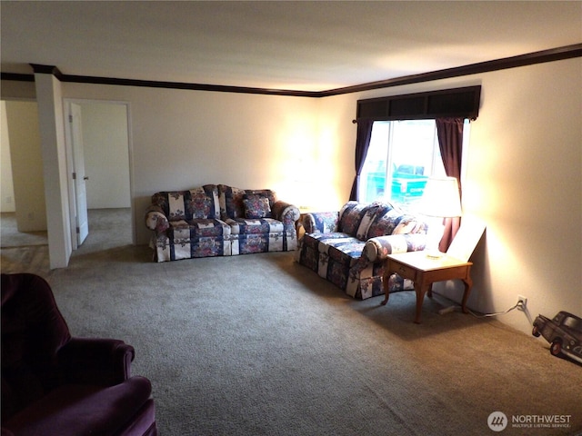 24919 Hoehn Rd Unit 65, Sedro Woolley, WA 98284 - carpeted living room featuring ornamental molding