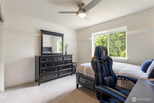 416 199th Pl SE, Bothell, WA 98012 - bedroom with carpet and ceiling fan
