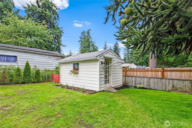 7411 201st St SW, Lynnwood, WA 98036 - view of outbuilding with a fenced backyard
