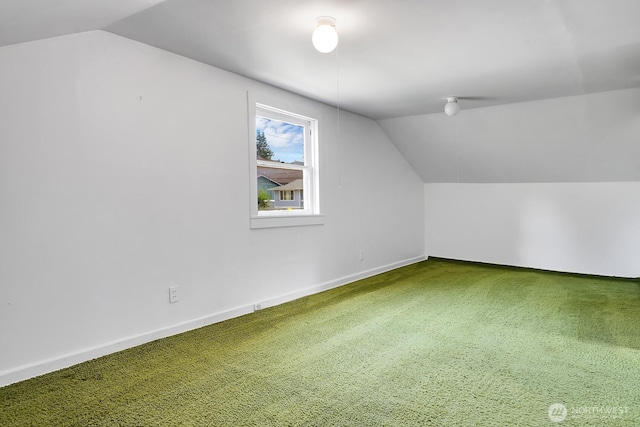 3108 S Walden St, Seattle, WA 98144 - additional living space with lofted ceiling and carpet floors
