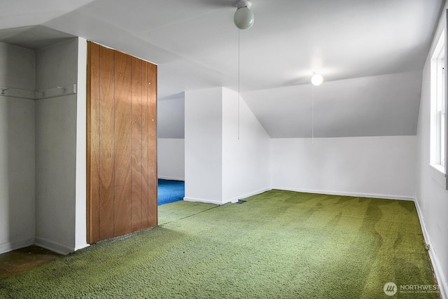 3108 S Walden St, Seattle, WA 98144 - additional living space with carpet and lofted ceiling