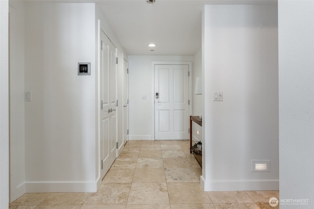 2015 SE Columbia River Dr Unit 320, Vancouver, WA 98661 - corridor featuring baseboards and recessed lighting