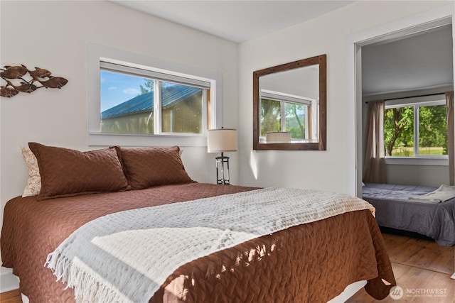 50 Lower Bear Creek Rd, Winthrop, WA 98862 - bedroom featuring wood finished floors