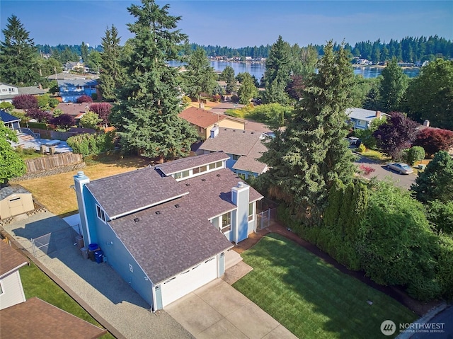 27409 146th Ave SE, Kent, WA 98042 - drone / aerial view of a large body of water and a forest