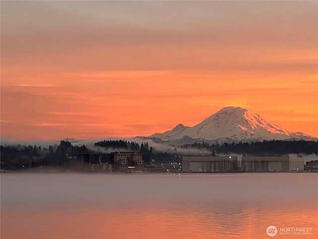 8440 Benotho Pl, Mercer Island, WA 98040 - water view with mountains