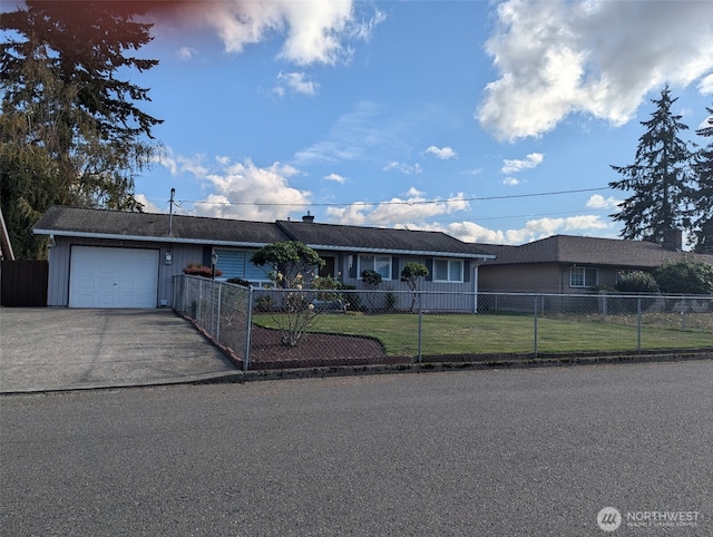 26616 18th Pl S, Des Moines, WA 98198 - single story home featuring a fenced front yard, concrete driveway, and an attached garage