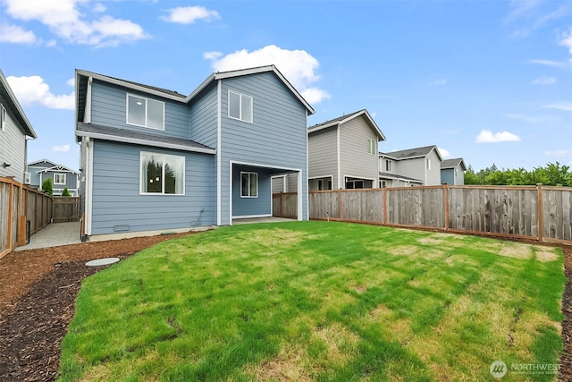 9018 Viola St SE, Tumwater, WA 98501 - back of property with a fenced backyard and a patio area